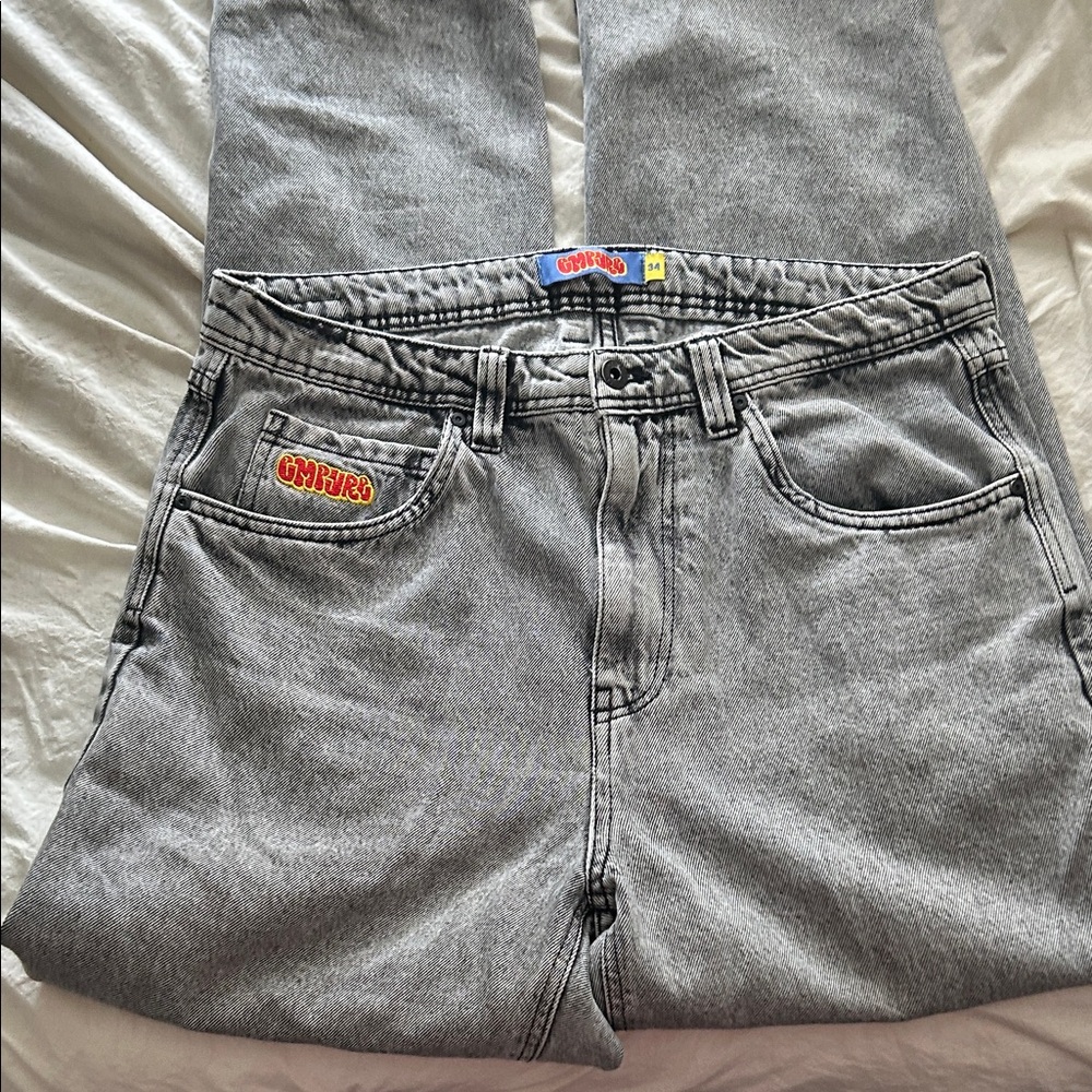 Empyre Light Gray Relaxed Men's Jeans